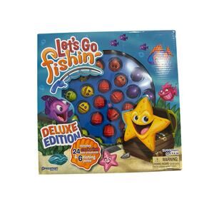 Pressman Toys Let's Go Fishin' Deluxe Edition for Kids Board Games - New